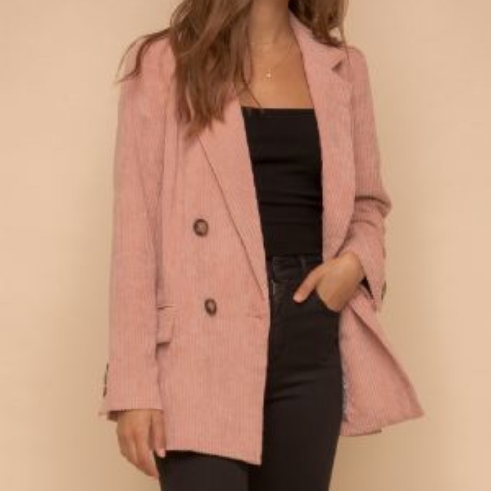 Soft Corduroy Oversized Jacket